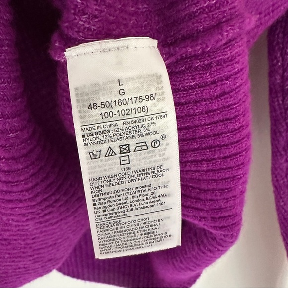 GAP | Mock Neck Waffle Knit Long Sleeve Pullover Sweater - Picture 5 of 5